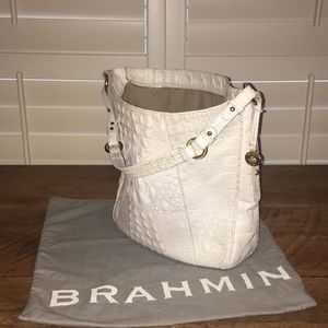Brahmin Eva White Wilmington Purse